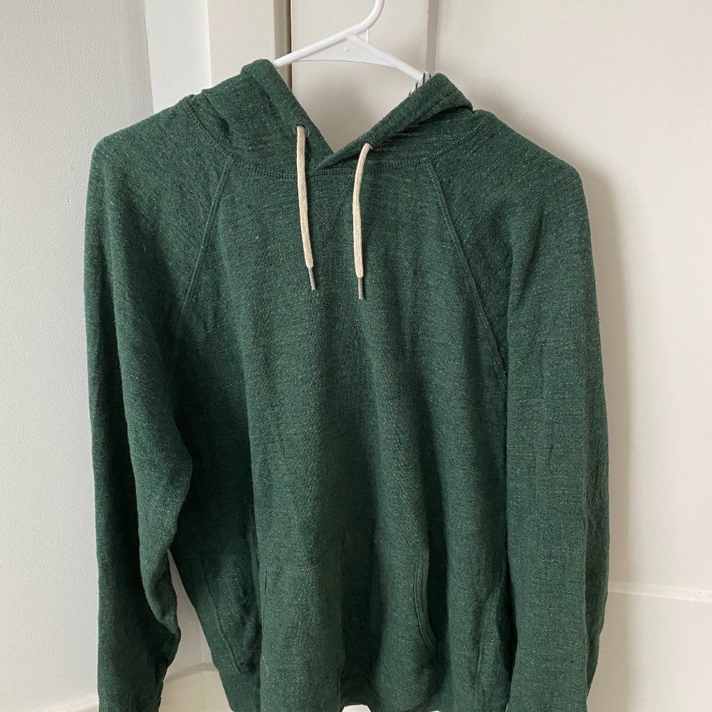 J Crew Lightweight Hoodie Moss Green M